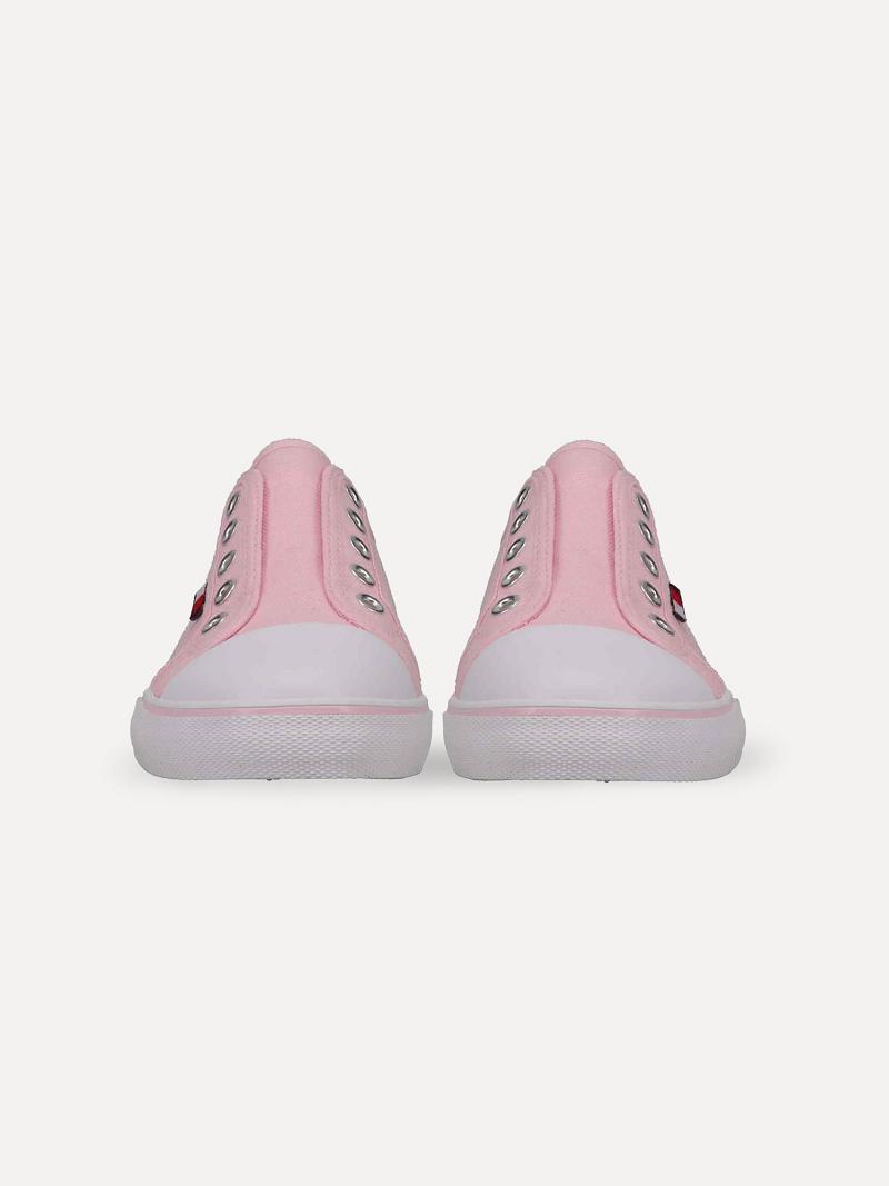 Lány Tommy Hilfiger Kids’ Pink Laceless Tornacipő Rózsaszín | HU 1993NWY